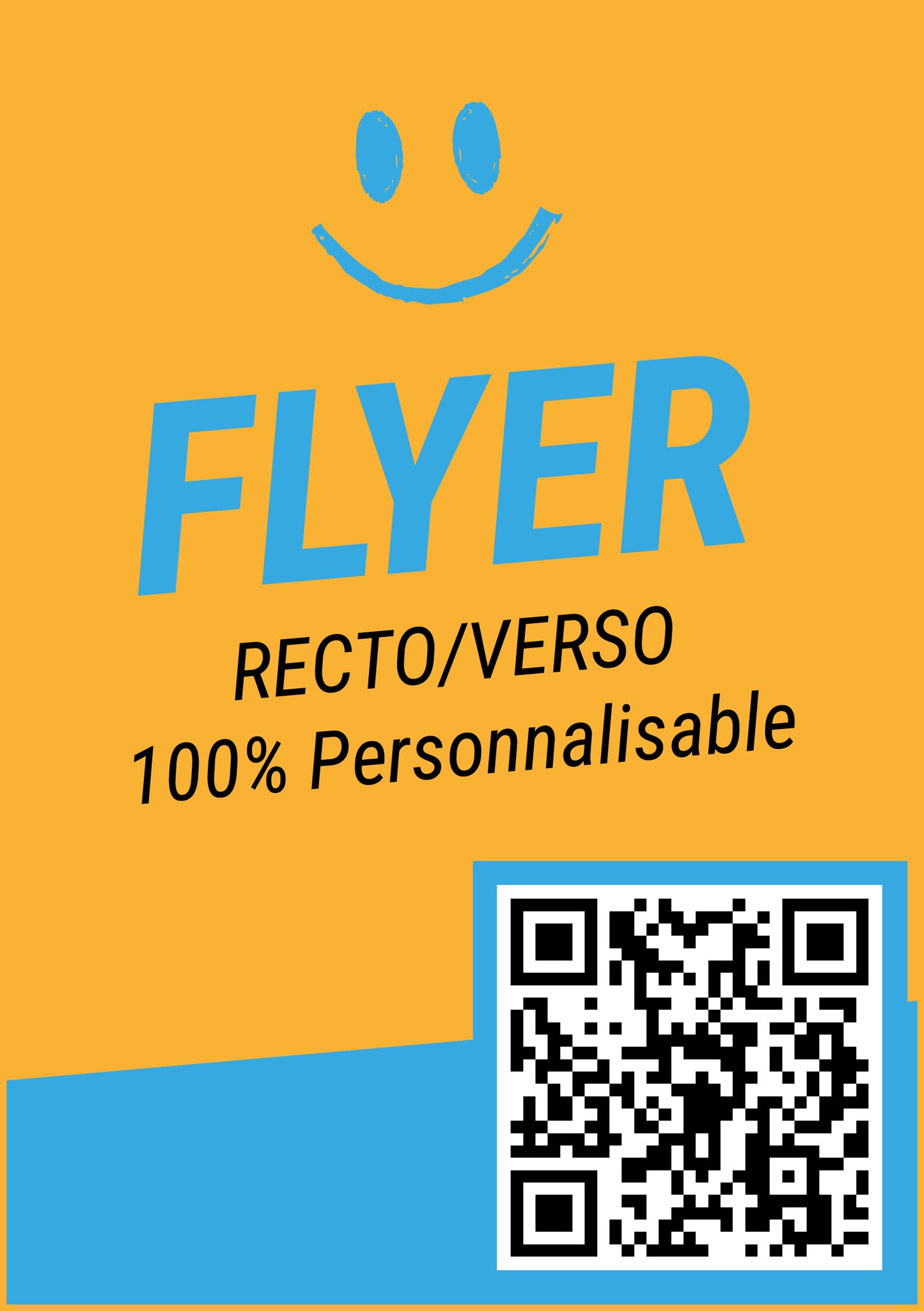 Design de votre Flyer Recto/Verso + Impression 2500 exemplaires / Format A5 : 14,8cm(l)x21cm(h)