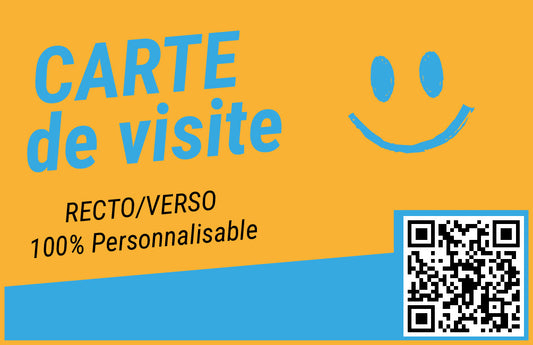 Design de votre Carte de visite Recto/Verso + Impression 250 exemplaires / Format : 8,5(l)x5,5cm(h)